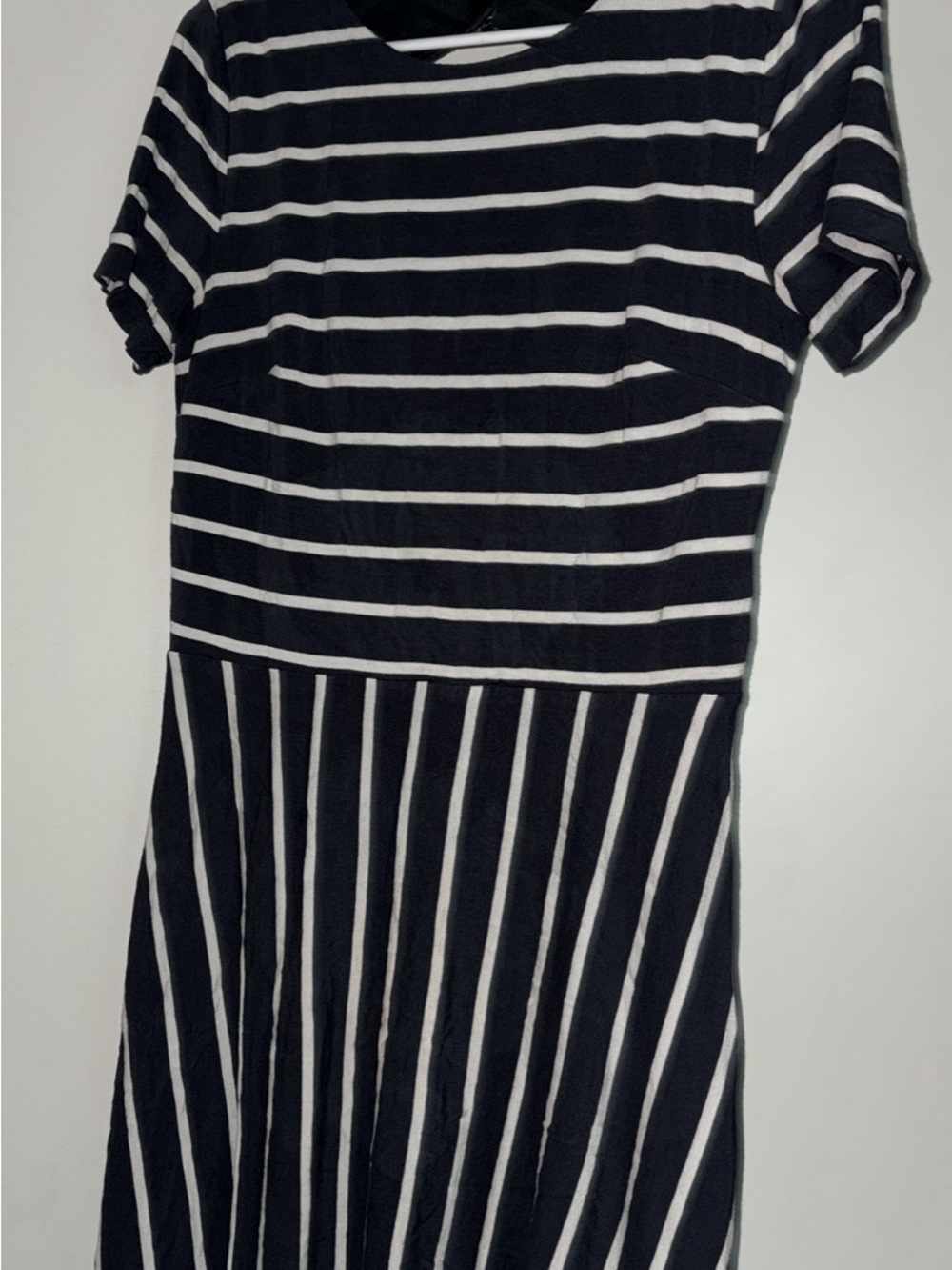 Blue & White Striped Women's Dress